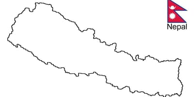 Mapa de deseñar un nepal