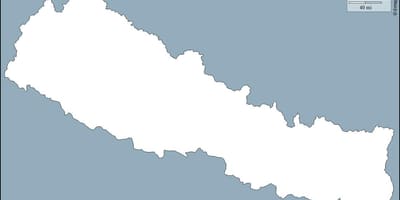 Mapa de branco nepal