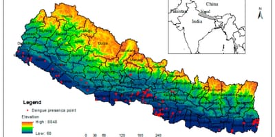 Mapa de nepal clima